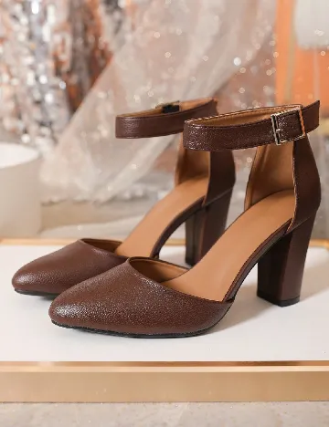 Pantofi SHEIN, maro Maro