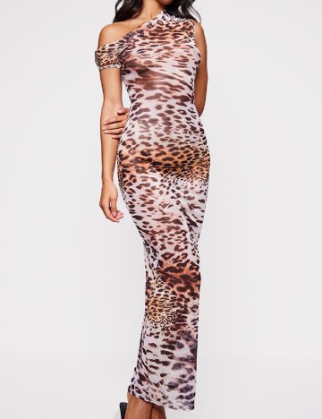 Rochie de plaja PRETTYLITTLETHING, animal print