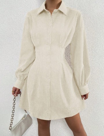 Rochie scurta SHEIN, bej