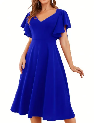 Rochie medie SHEIN, albastru Albastru