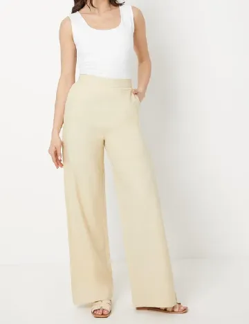 Pantaloni Oasis, crem Crem