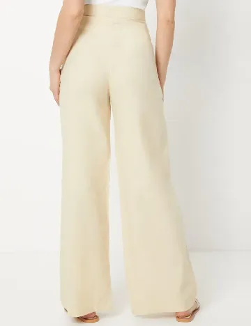 Pantaloni Oasis, crem Crem