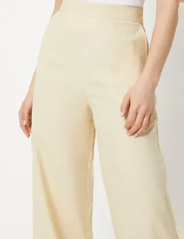 Pantaloni Oasis, crem Crem