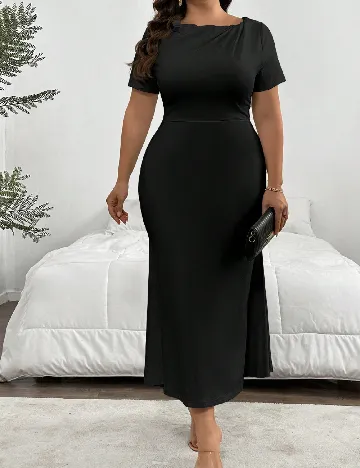 Rochie lunga SHEIN CURVE, negru
