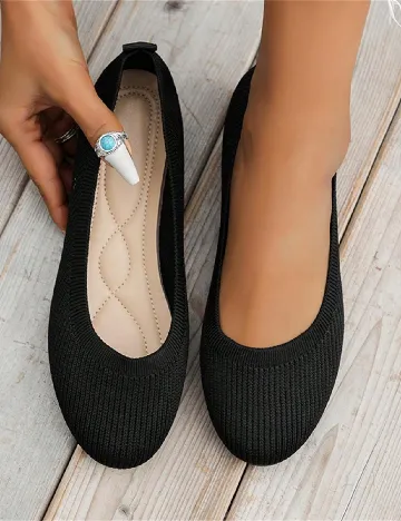 Balerini SHEIN, negru Negru