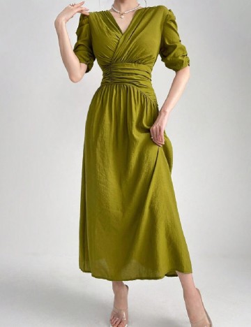 Rochie medie SHEIN, verde