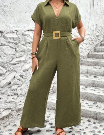 Salopeta SHEIN CURVE, verde