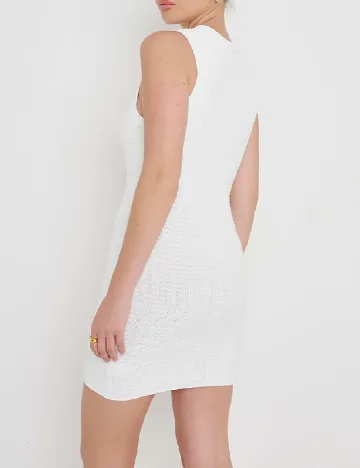 Rochie scurta Pretty Lavish, alb