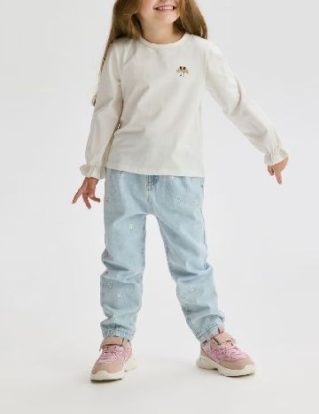 Set bluze Reserved, ecru/negru