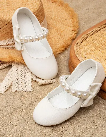 Balerini Shein Kids, alb Alb