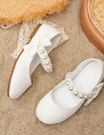 Balerini Shein Kids, alb Alb
