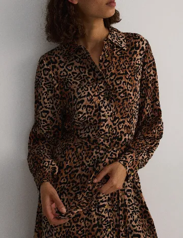 Rochie medie Reserved, animal print Animal print