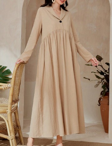 Rochie lunga SHEIN, maro