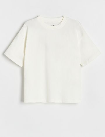 Tricou Reserved, alb