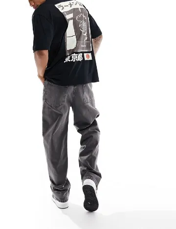 Tricou Oversize ASOS, negru
