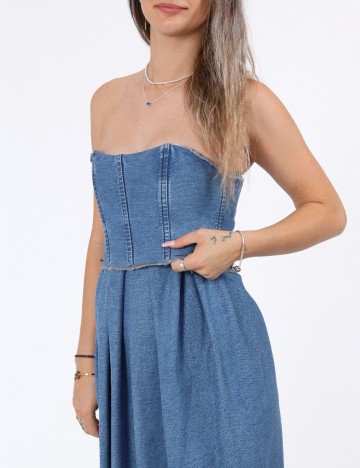 Rochie medie ASOS, albastru