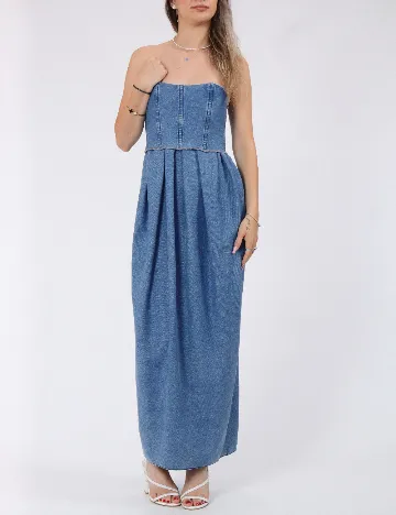 Rochie medie ASOS, albastru
