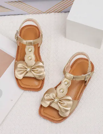 Sandale Shein Kids, auriu
