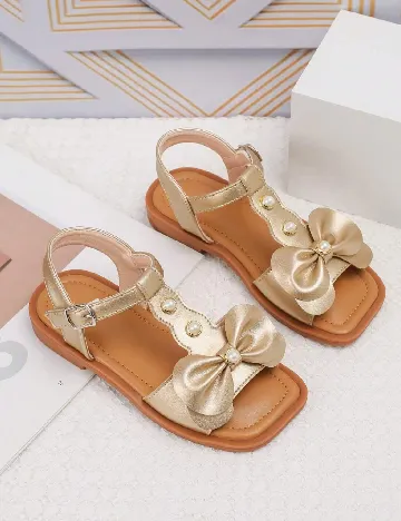 Sandale Shein Kids, auriu