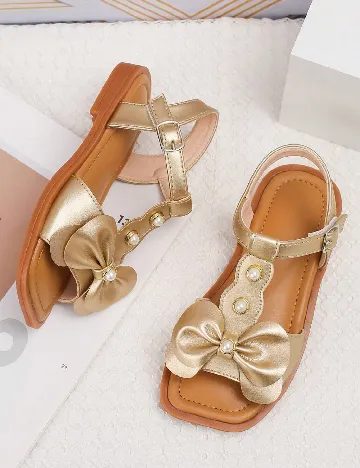Sandale Shein Kids, auriu