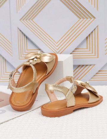 Sandale Shein Kids, auriu