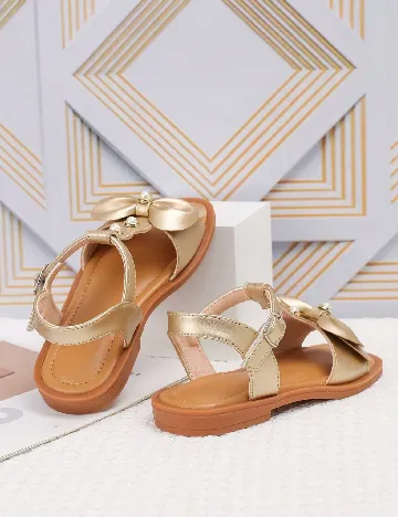 Sandale Shein Kids, auriu