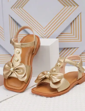 Sandale Shein Kids, auriu