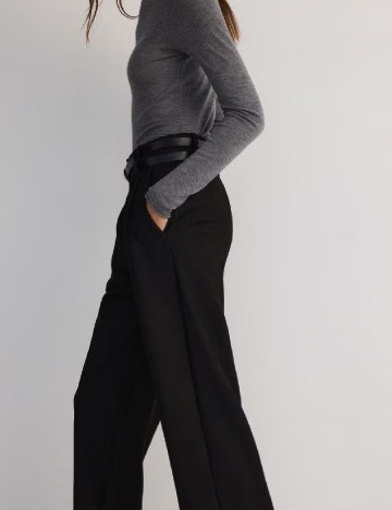 Pantaloni Reserved, negru
