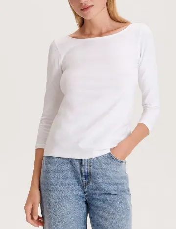 Bluza Reserved, alb