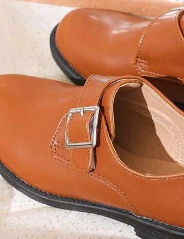 Pantofi Shein Kids, maro