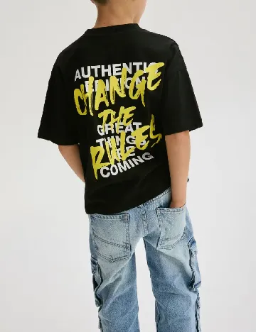 Tricou Oversize Reserved, negru