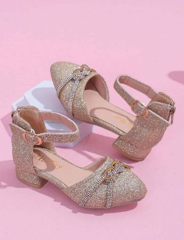 Sandale Shein Kids, auriu