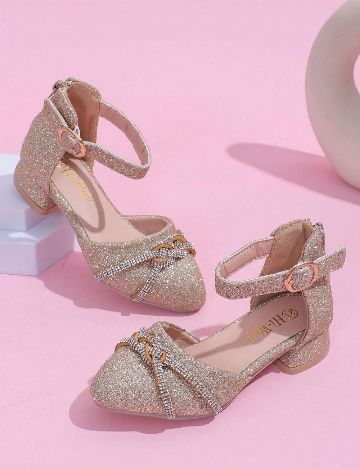 Sandale Shein Kids, auriu