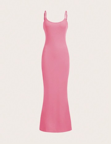 Rochie lunga SHEIN CURVE, roz