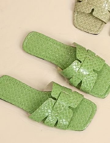 Slapi SHEIN, verde
