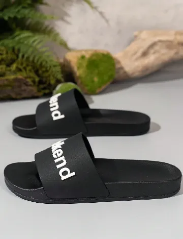 Slapi SHEIN, negru