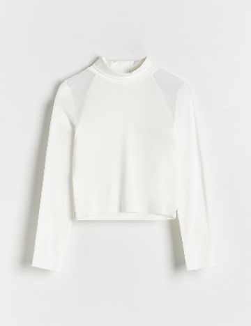 Bluza Reserved, alb