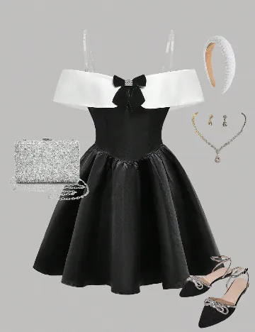 Rochie Shein Kids, negru