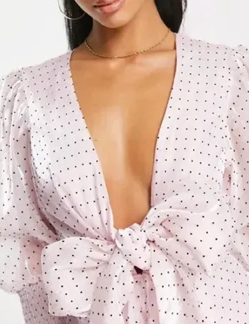 Rochie medie Collective The Label, roz