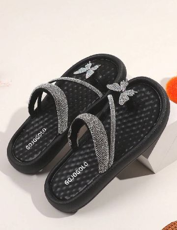 Slapi Shein Kids, negru