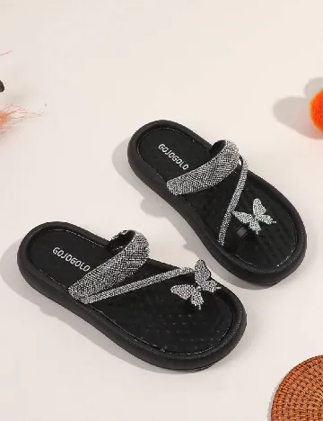 Slapi Shein Kids, negru