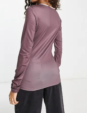 Bluza Urban Revivo, crem/mov