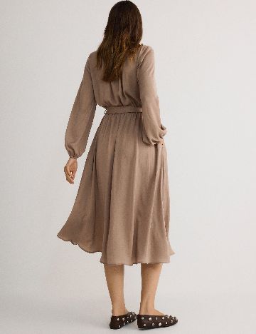 Rochie medie Reserved, maro