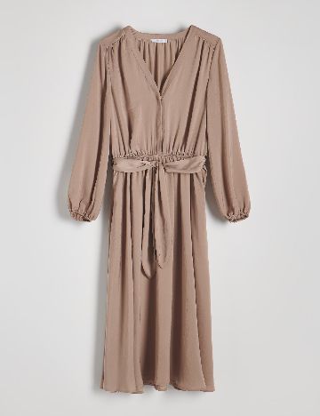 Rochie medie Reserved, maro