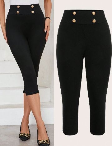 Pantaloni scurti SHEIN, negru