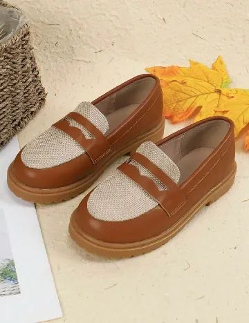 Mocasini Shein Kids, maro Maro