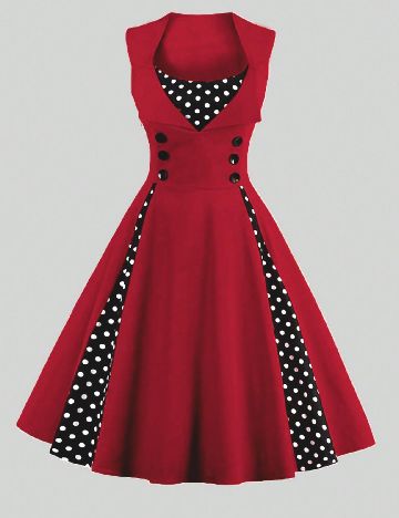 Rochie scurta SHEIN, rosu