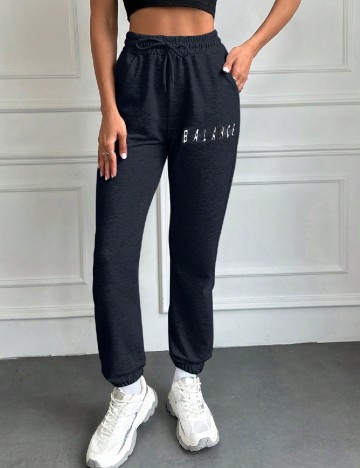 Pantaloni SHEIN, bleumarin