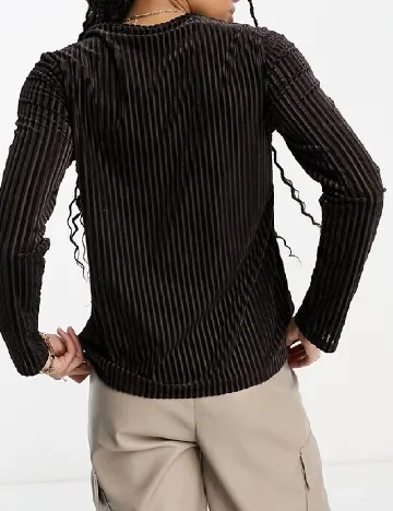 Bluza Urban Threads, maro inchis