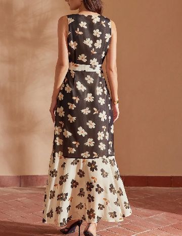 Rochie medie MOTF, crem